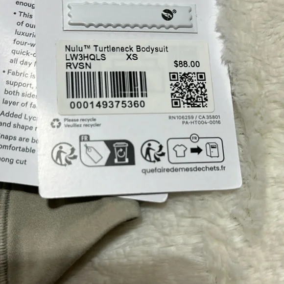 Lululemon | size xsmall | turtleneck bodysuit - Picture 13 of 14